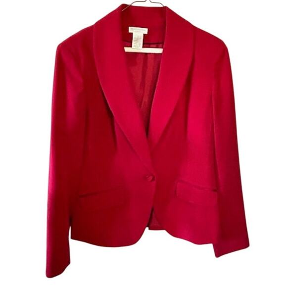 Worthington Stretch Red Suit Set — Blazer (10) + Trousers (4) - Picture 3 of 10